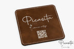 Posavasos de Cuero Sintético