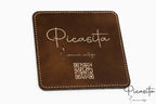 Posavasos de Cuero Sintético