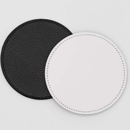 Posavasos Cuero PU Personalizados con Imagen (Pack de 6)