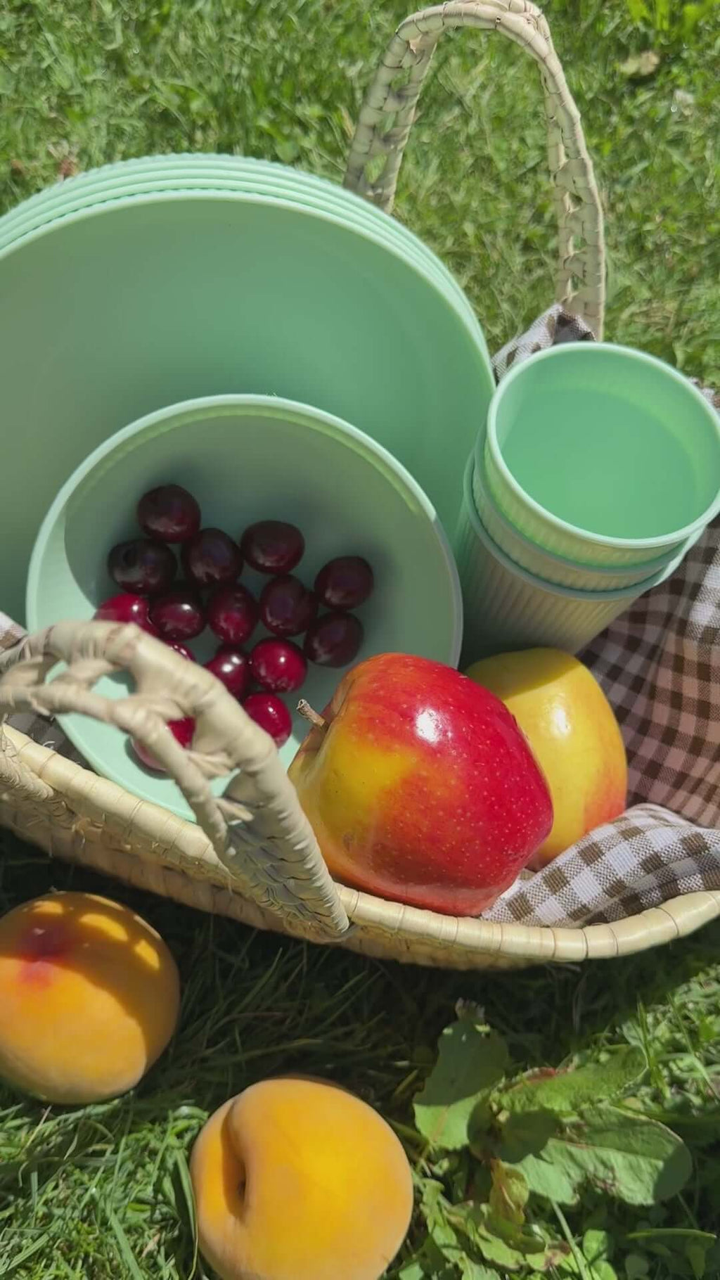 Picnic Basket for Eating Out in the Countryside