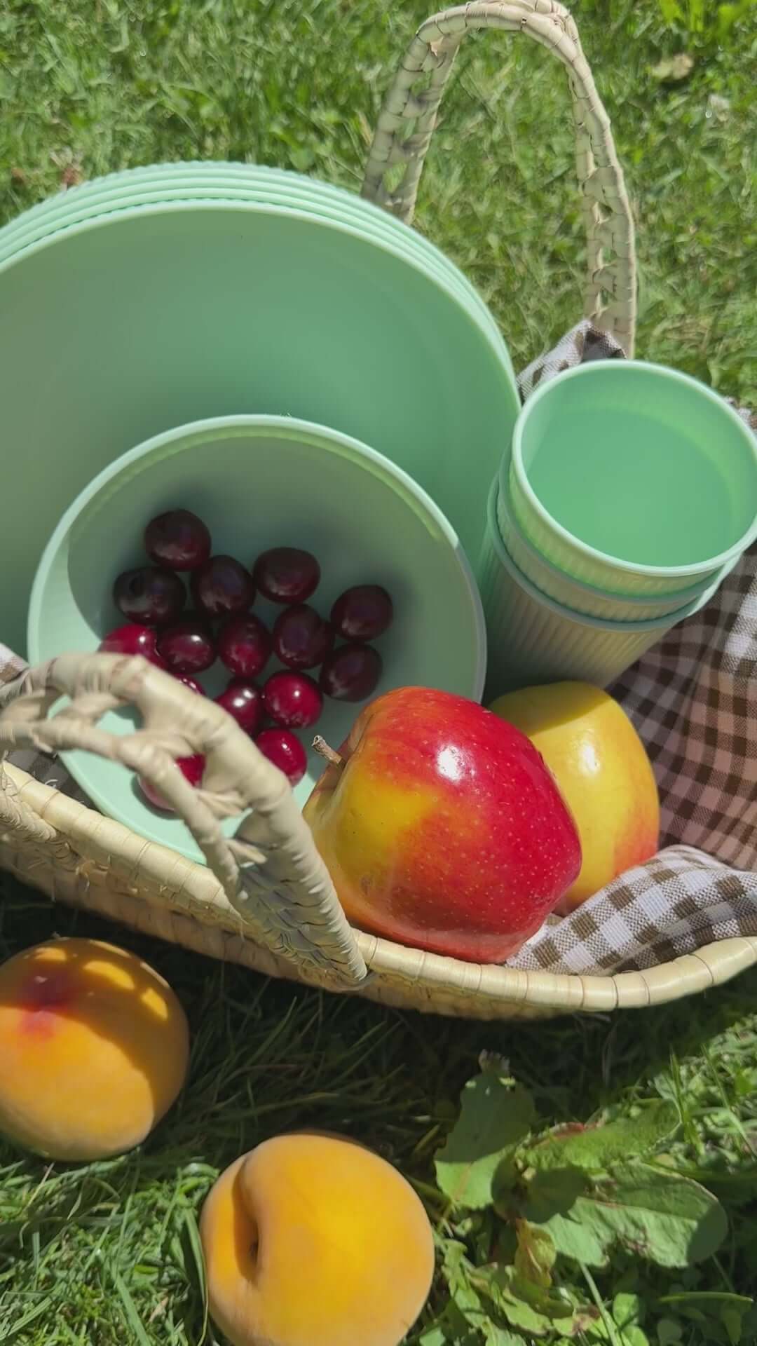 Picnic Basket for Eating Out in the Countryside