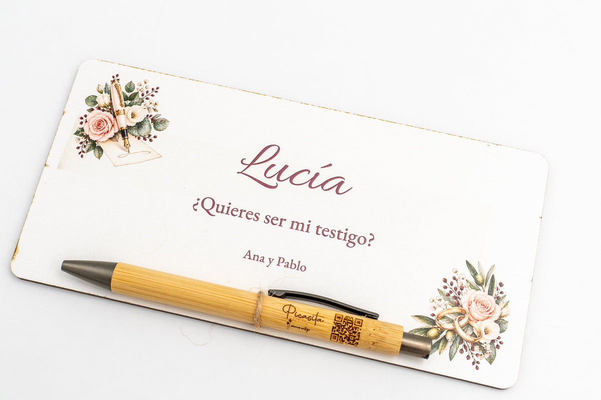 Will You Be My Wedding Witness?