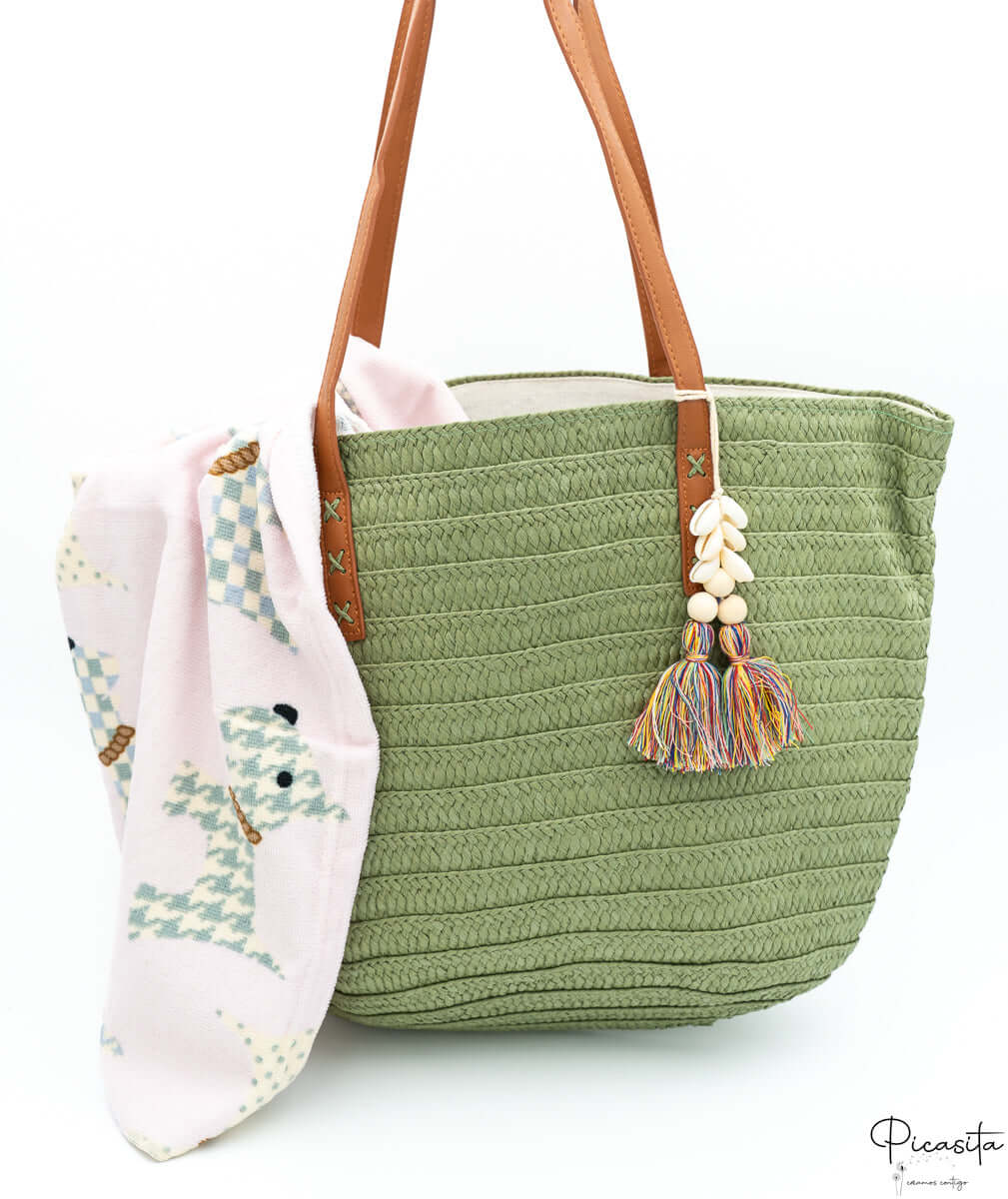 Bolso de Playa con Cremallera