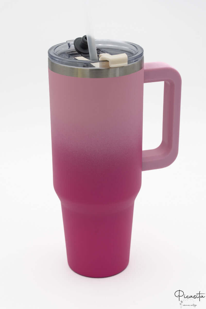 Termos Personalizados Rosa Multi 900ml