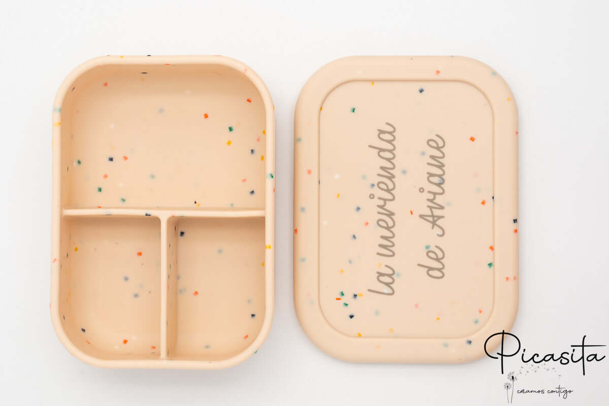 Tupper de Silicona XL con Compartimentos
