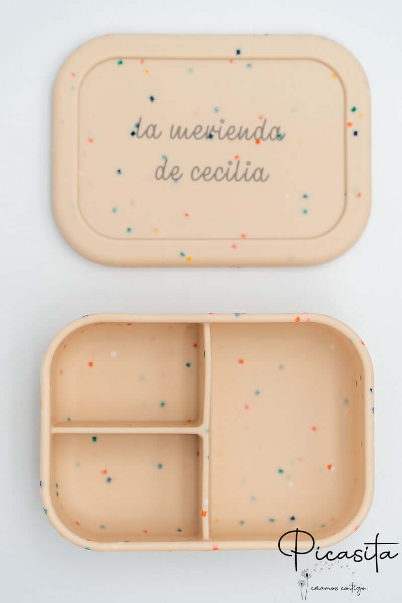 Tupper de Silicona XL con Compartimentos