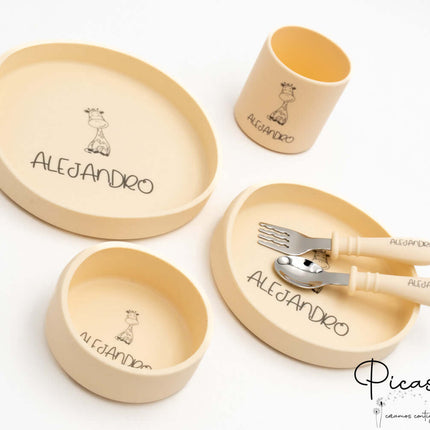 Vajilla Infantil Personalizada 6 Piezas