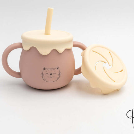 Vaso Para Niños Modelo Tarro de Miel