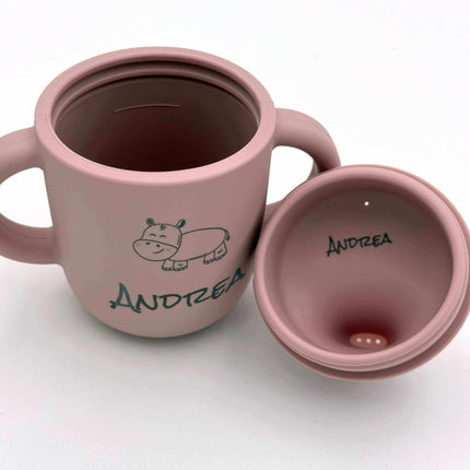 Vaso Aprendizaje Rosa Oscuro