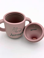 Vaso Aprendizaje Rosa Oscuro