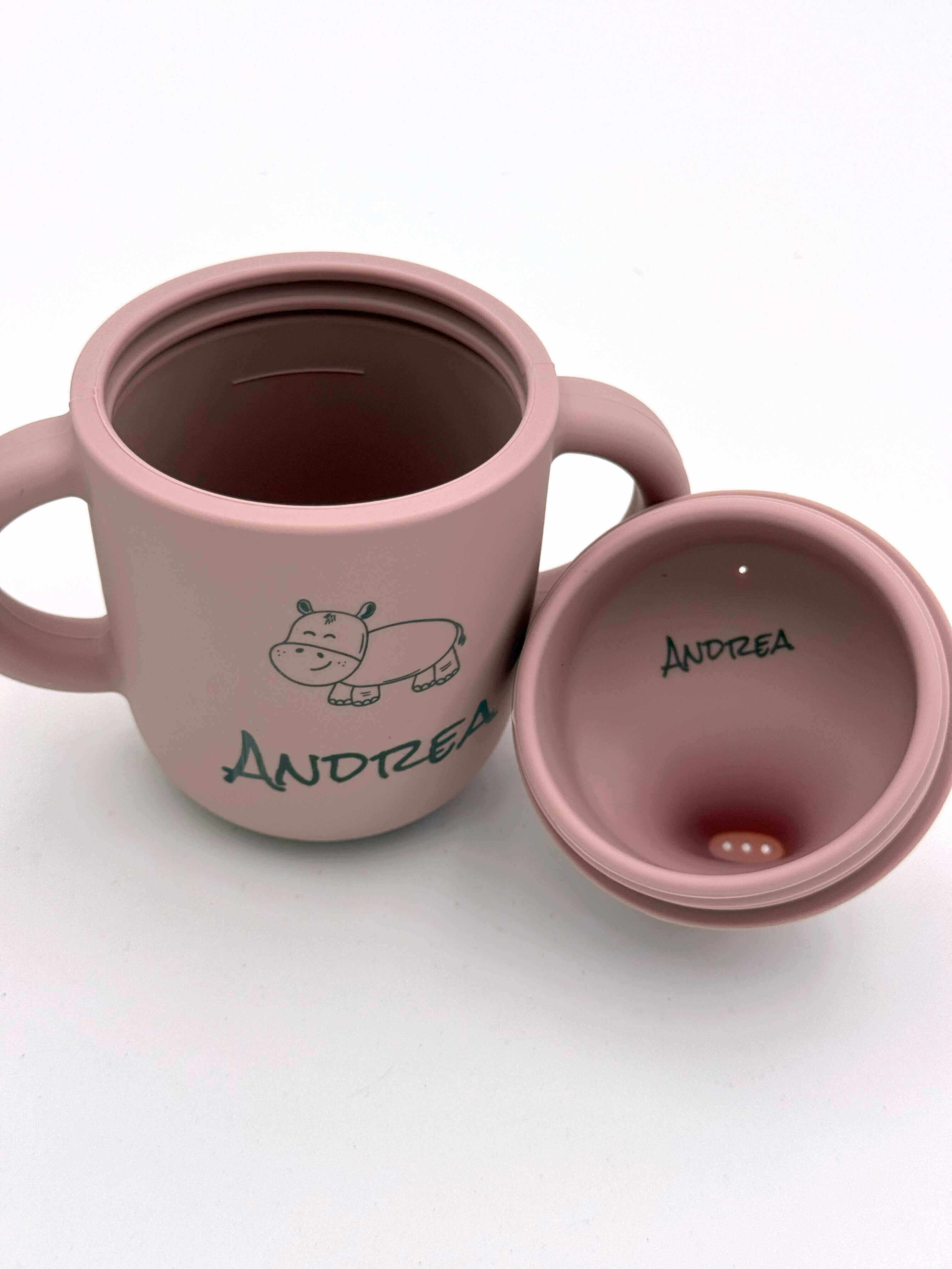 Vaso Aprendizaje Rosa Oscuro
